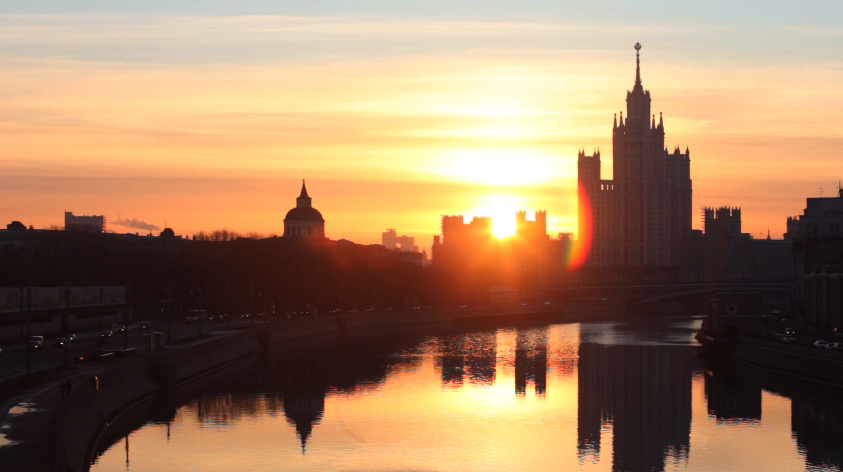 Кадр из фильма «Moscow morning»