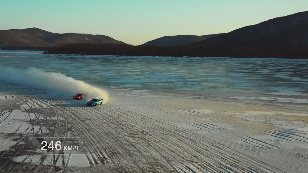 Кадр из фильма «Байкал: моторы и лёд»