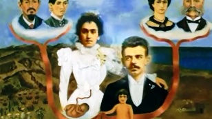 Кадр из фильма «Frida against the background of Frida»