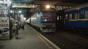 Кадр из фильма «Поезд: Киев-Война»