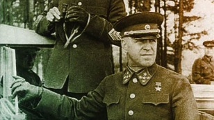 Marshal Zhukov. The soldier is not sorry