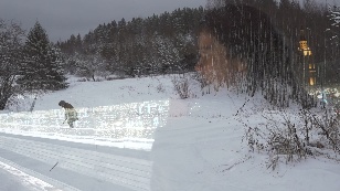 Under snow summer